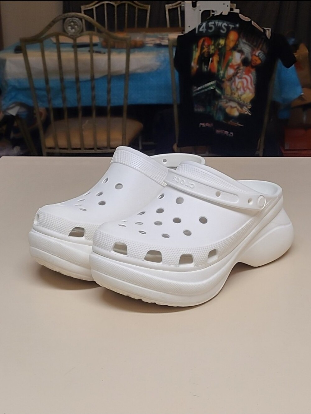 Crocs Classic Bae platform clog sandals size 11